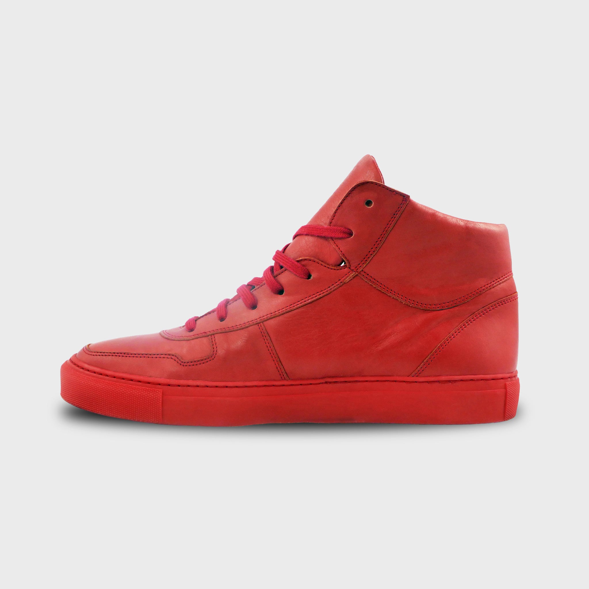 Black Phoenix High Top In All Red