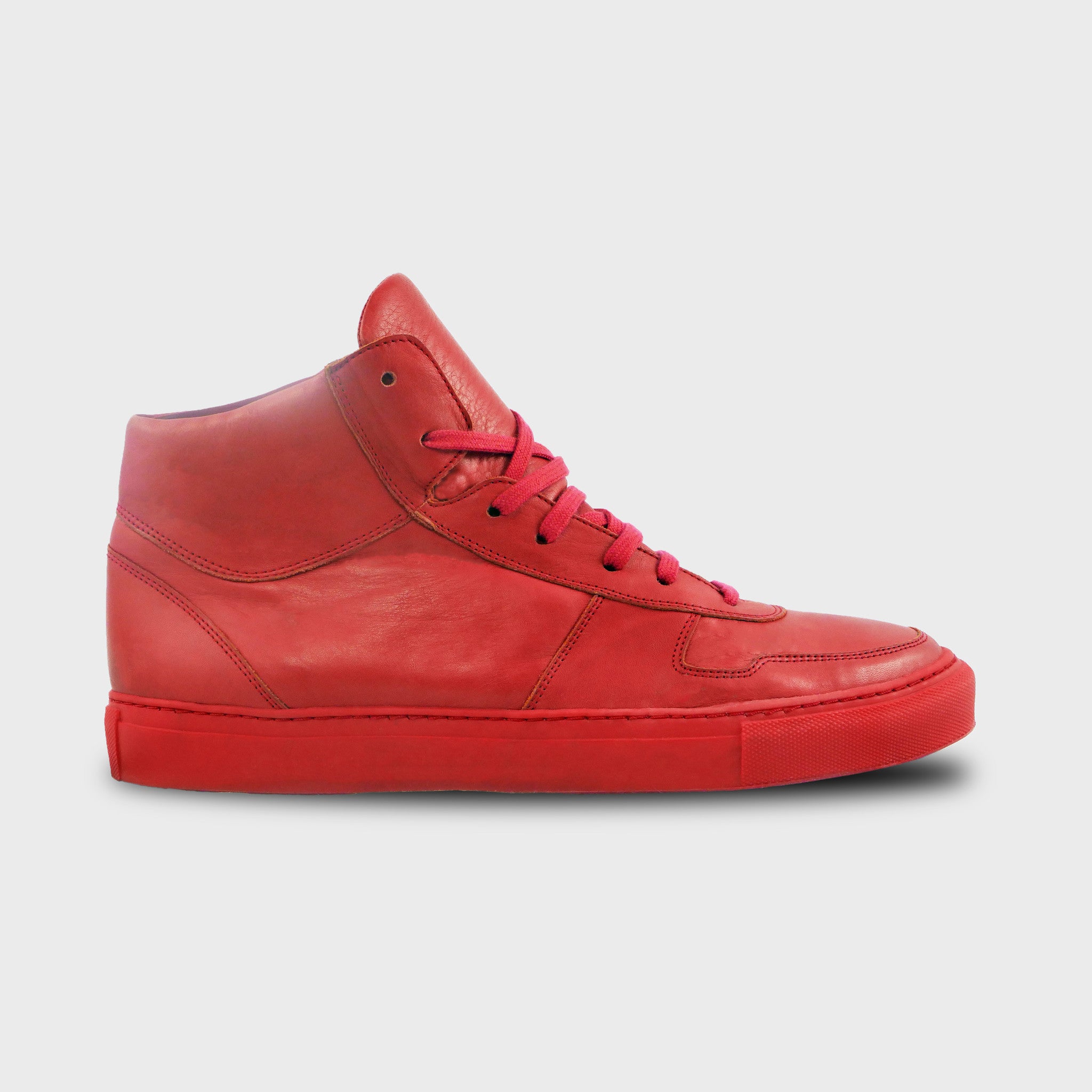 Black Phoenix High Top In All Red